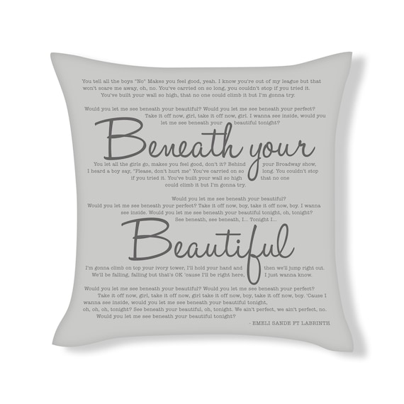 would let me see beneath your beautiful lyrics would let me see beneath your beautiful lyrics