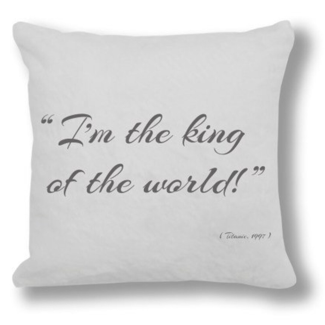 Titanic 1997 Movie Quote Movie Quote Cushion Cover Movie Etsy