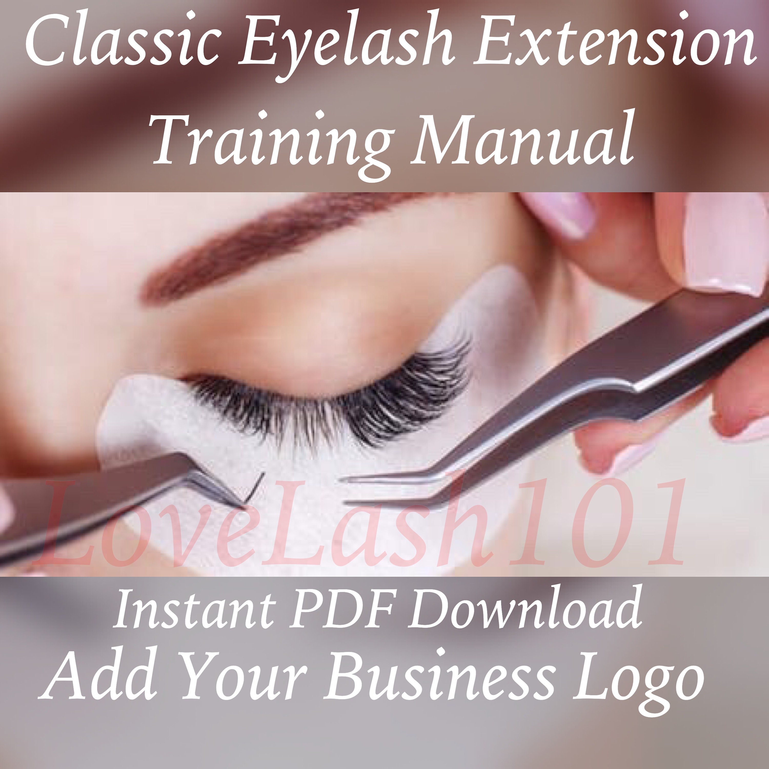 Classic Eyelash Extension Training Manual PDF Etsy