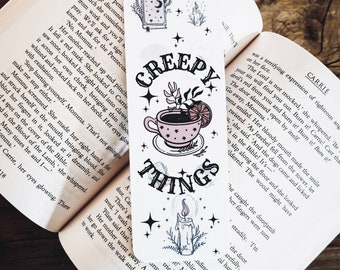 Creepy Things Witchy Bookmark.