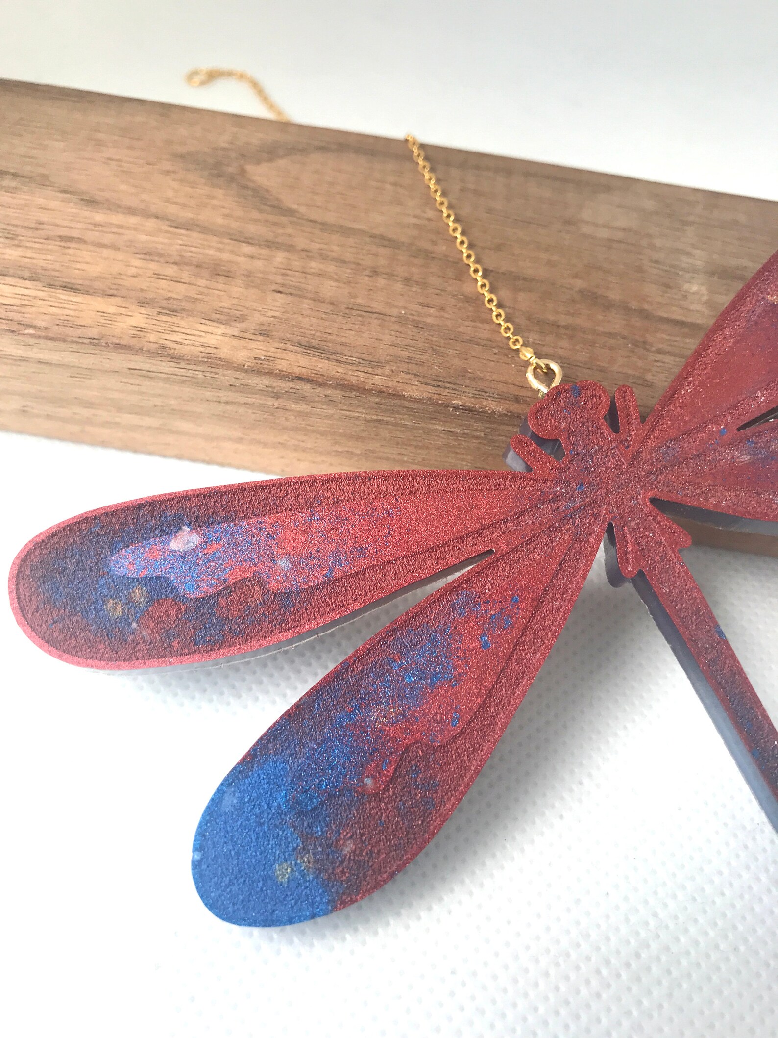 Resin Dragonfly Wall Hanging Etsy