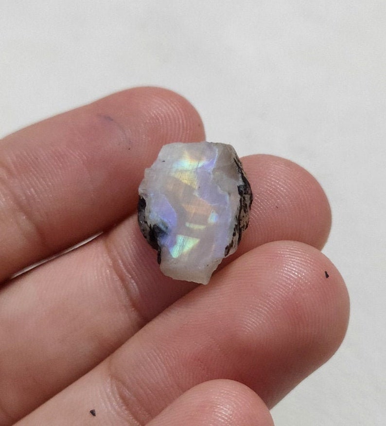 MOONSTONE ROUGH 11 Ct Natural Rainbow Moonstone Rough Size Etsy