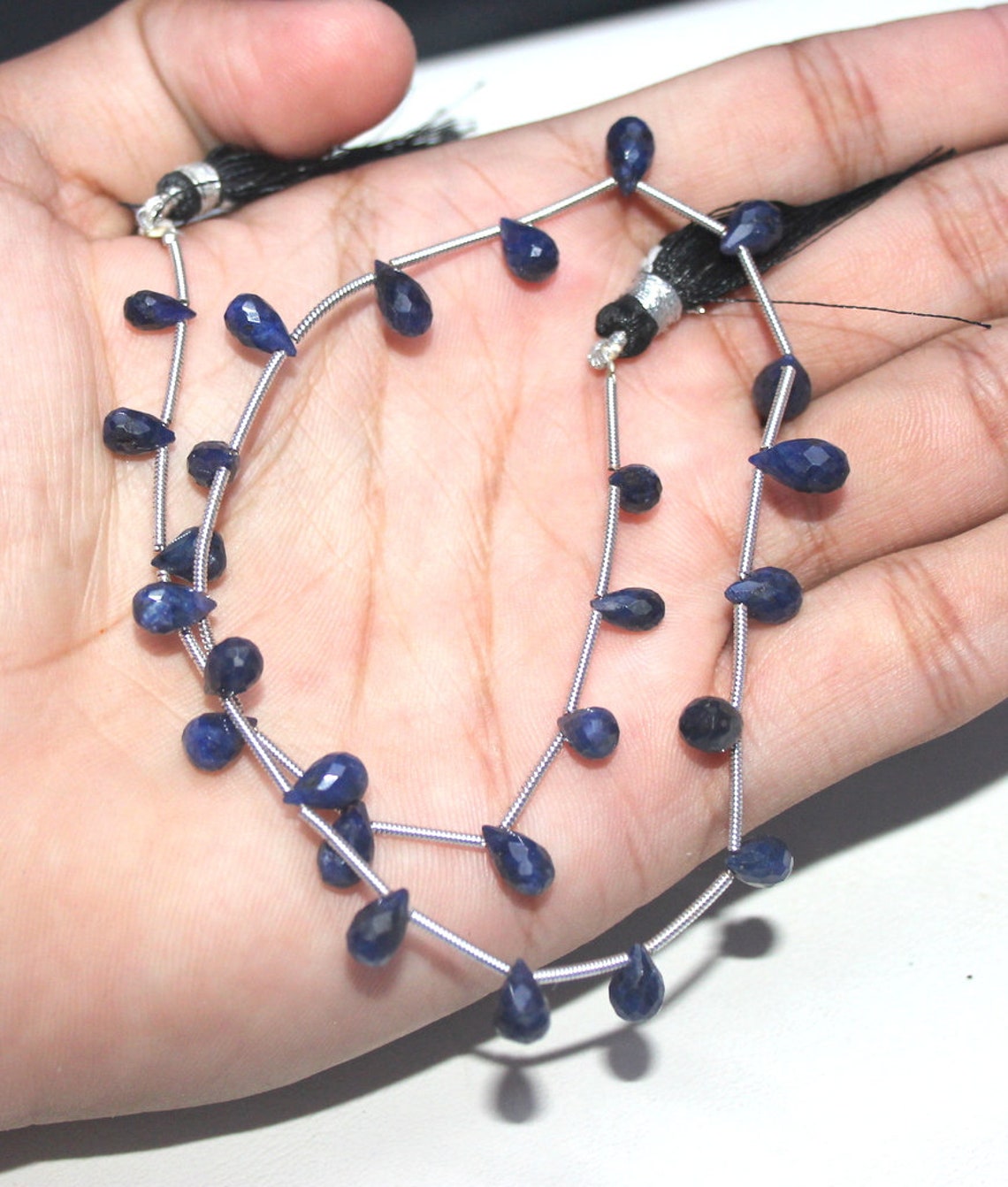 Iolite Beads Gemstone 40 Ct Natural Iolite Faceted Beads | Etsy