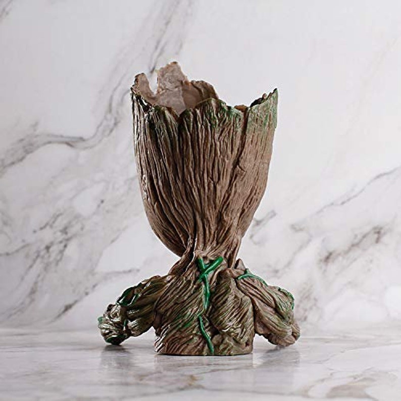 Baby Groot Plant Guardians of The Galaxy Tree Man Pot Groot Etsy
