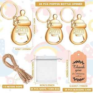 24 Stück Neueste Baby Dusche Flaschenöffner Baby Dusche