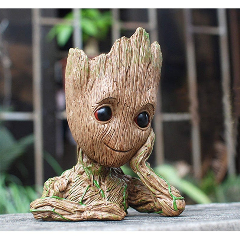Baby Groot Plant Guardians of The Galaxy Tree Man Pot Groot | Etsy