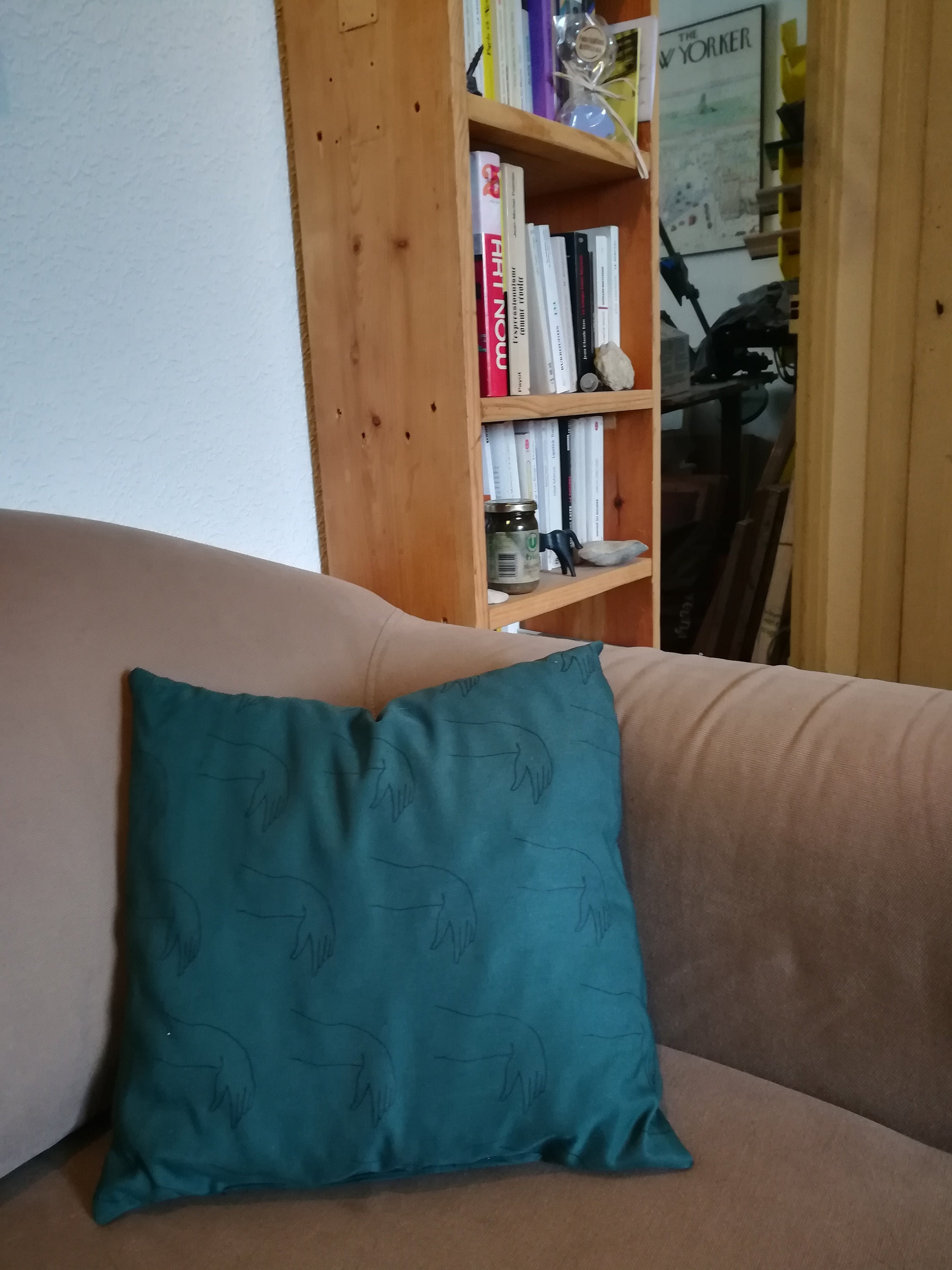 Coussin Sérigraphié Vert