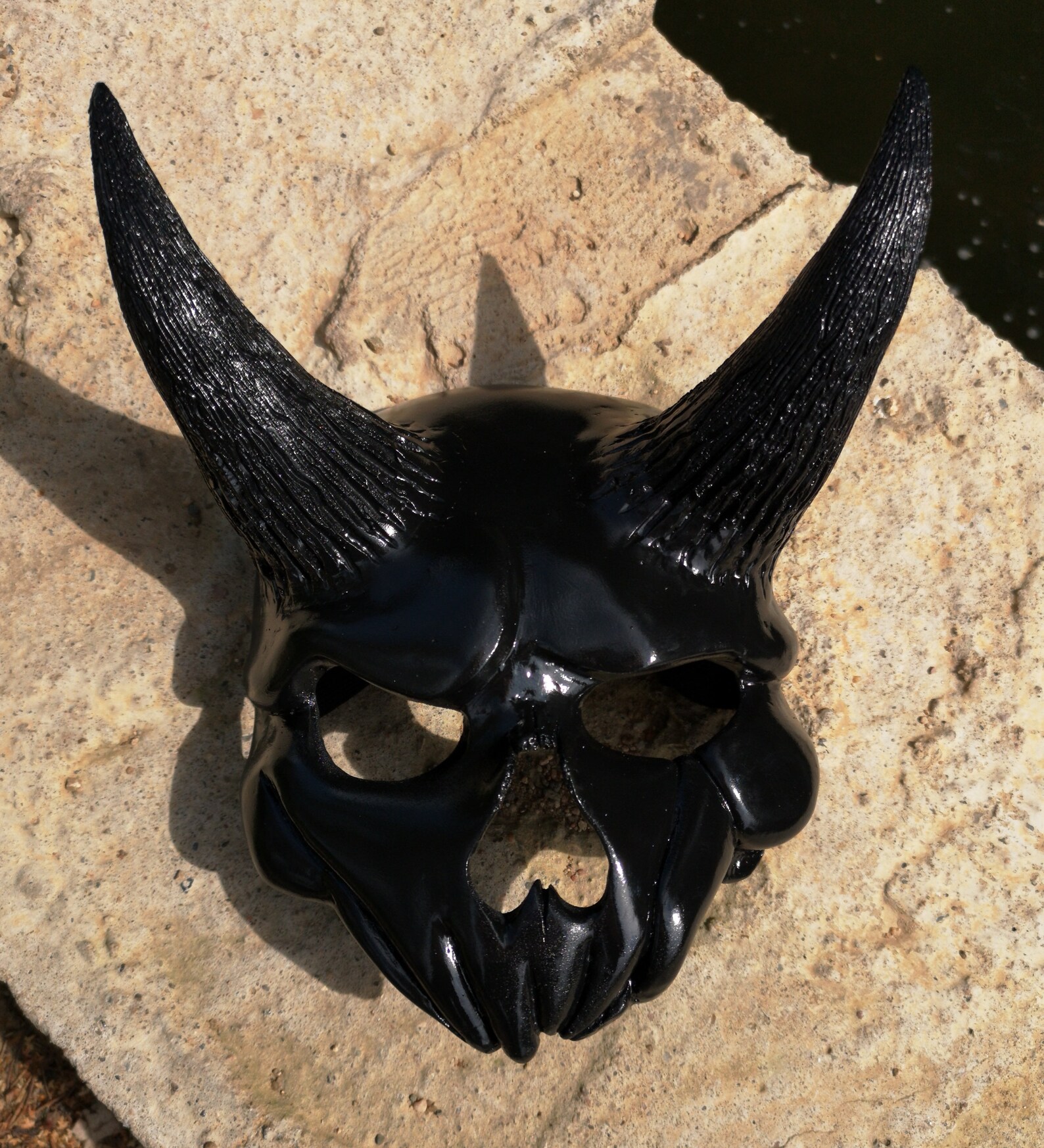 Demon Face Mask.Halloween Mask.Skull Mask.Sexy accessory.Face Etsy