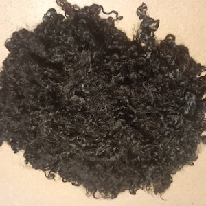 Black Wensleydale curls