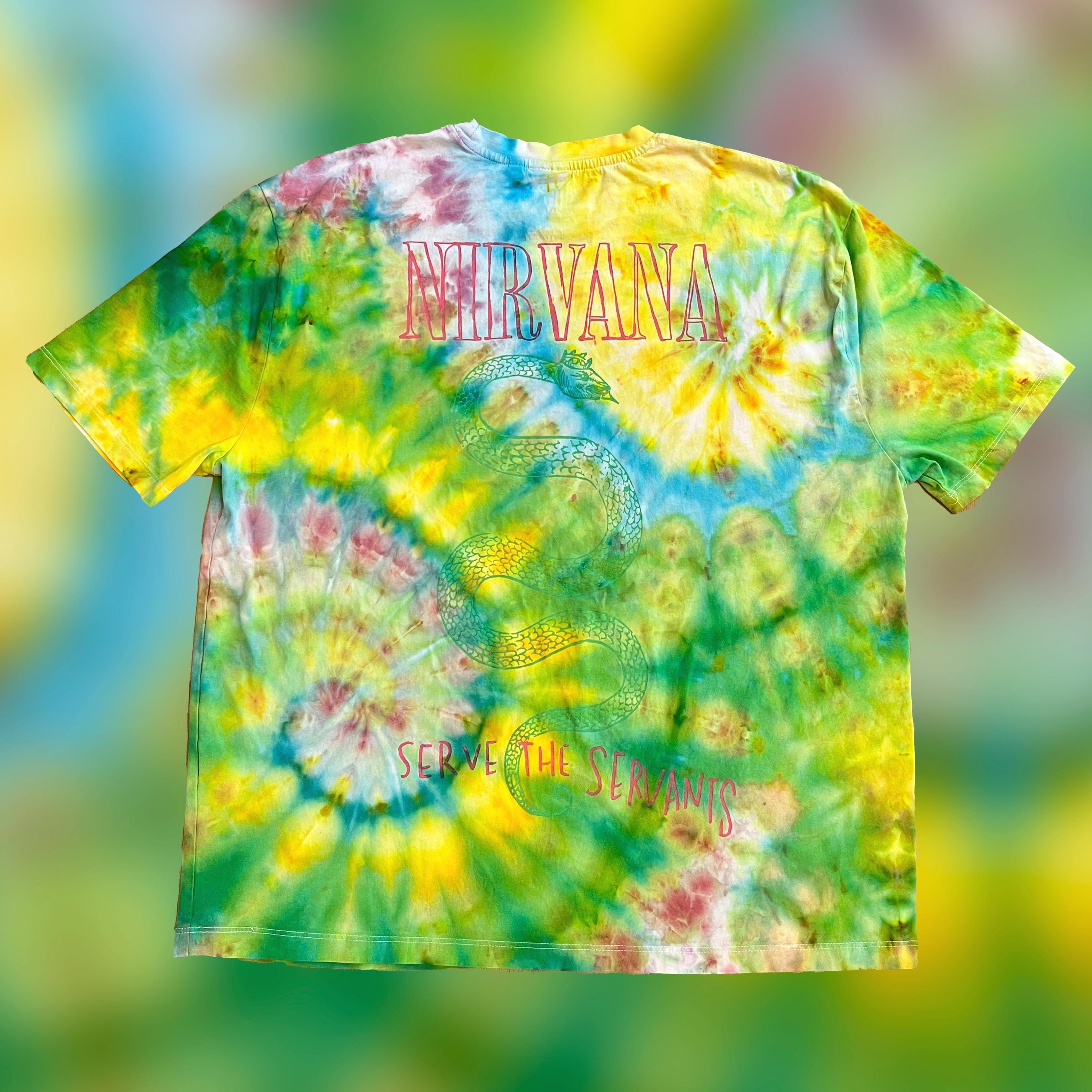 Tie Dye Nirvana Shirt - Etsy