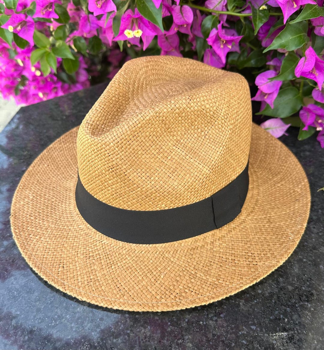 Genuine Ecuadorian Coffee Brown Coloured Panama Hat