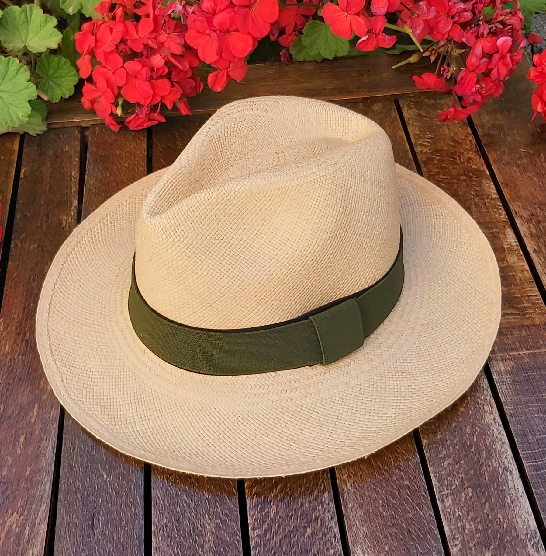 Genuine Ecuadorian Natural Panama Hat 