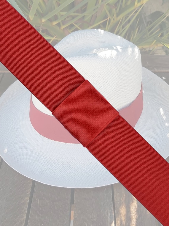 Red Hat Band Replacement – Stretchy Elastic Band for Panama  display picture 2