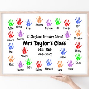 Personalized Teacher Thank You Print: End of Term Gift