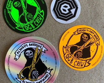 OCB Crew Sticker Pack