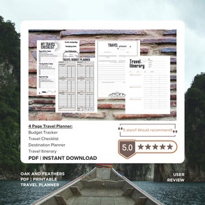 Travel Planner | PDF Printable