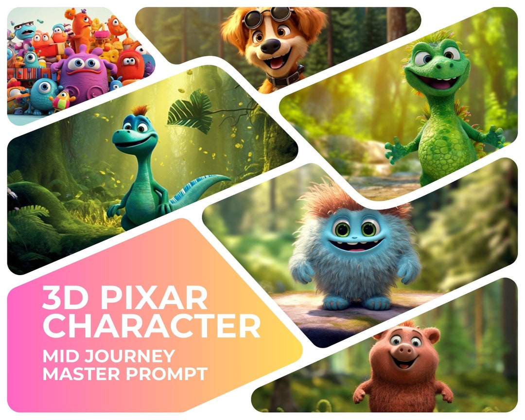Midjourney Master Prompt for 3D Animation Characters midjourney Prompt ...