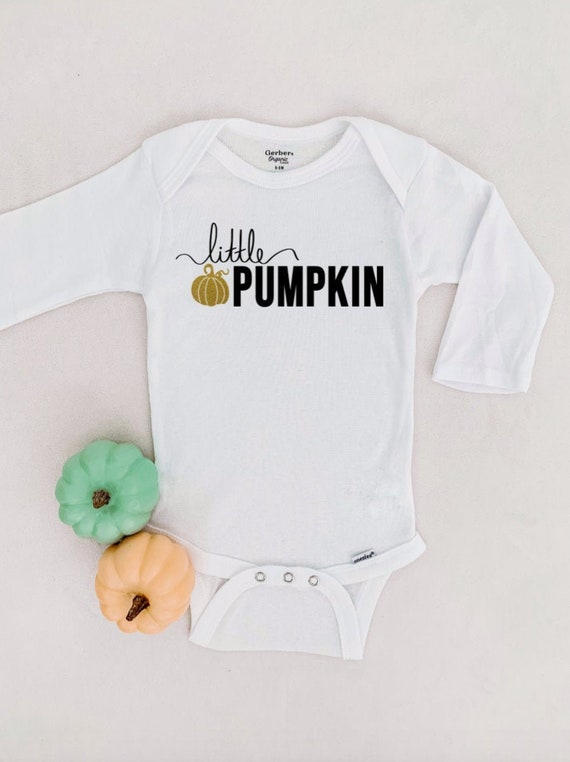 pumpkin baby onesie