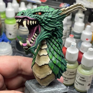Dragon Bust by Reaper miniatures Painted by Mike Disney