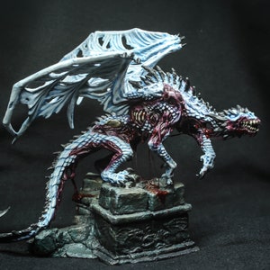 Zombie Dragon by Reaper miniatures Painted by Mike Disney Dragon, Zombie, Dungeons and Dragons, roleplaying games, Gaming miniatures, gaming