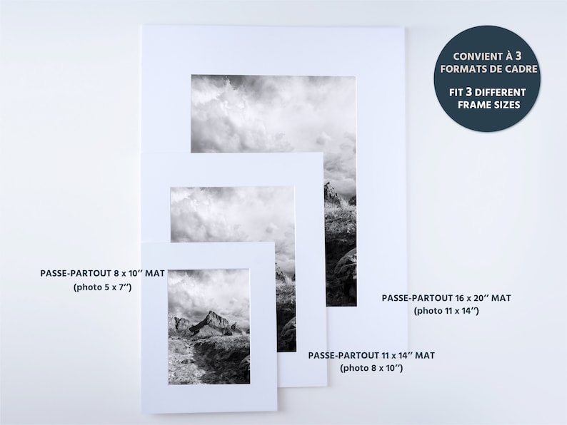 National park landscape wall art for art lovers Fine art landscape photography print mounted on a framing mat Zion