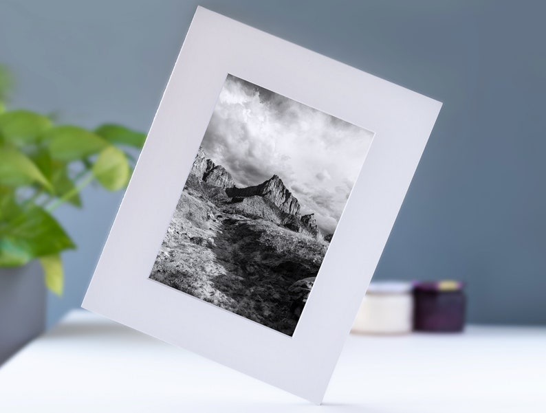 National park landscape wall art for art lovers Fine art landscape photography print mounted on a framing mat Zion
