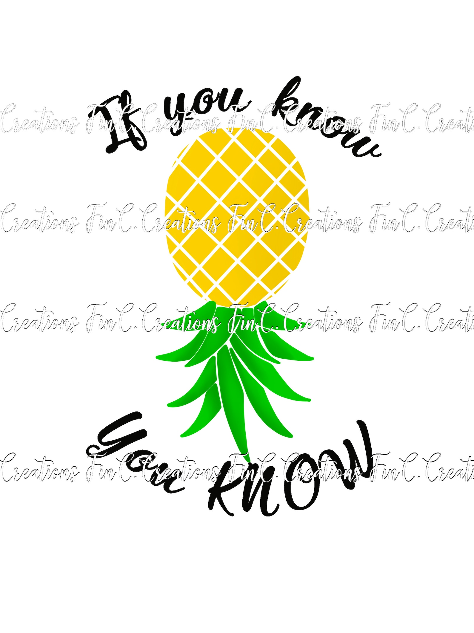 Upsidedown Pineapple Png Swingers If You Know You Know Etsy Hong Kong