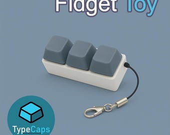Keycap Fidget Toy – Mechanical Keyboard Feel in Your Pocket!