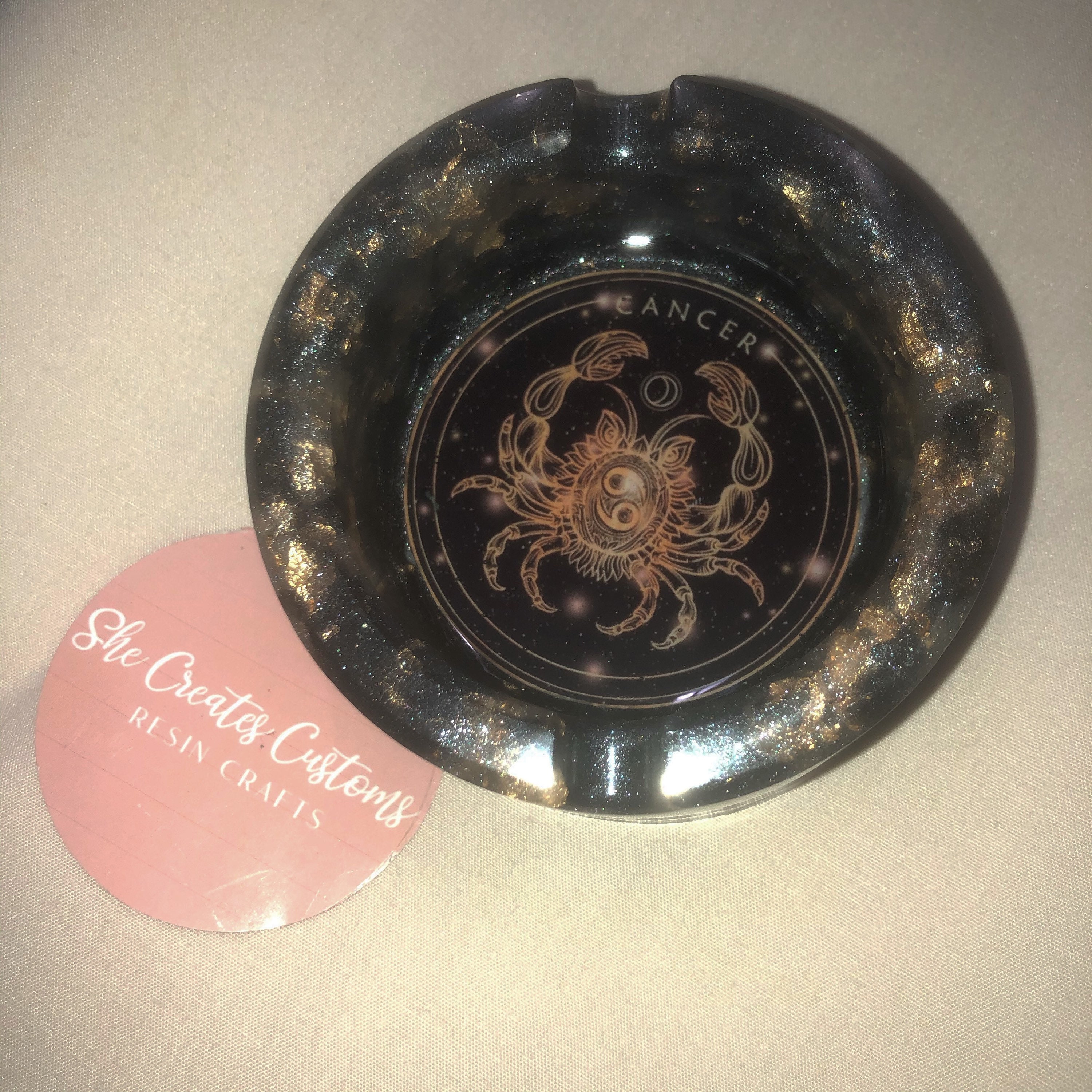 Zodiac ashtray set Etsy