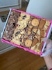 Letterbox postal gift brownie or/and blondie selection edible box- Fudgy Recipe Homemade Chocolate halloween/christmas 