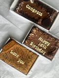 Letterbox Postal Gift Brownies and Blondies Selection advent calendar mixed Box- gift family friend him her personalised