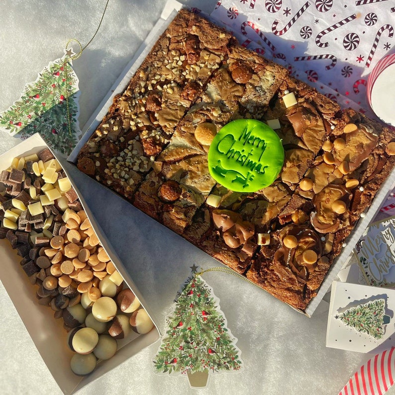 Letterbox Postal Brownies and Blondies Selection Fudgy Etsy UK