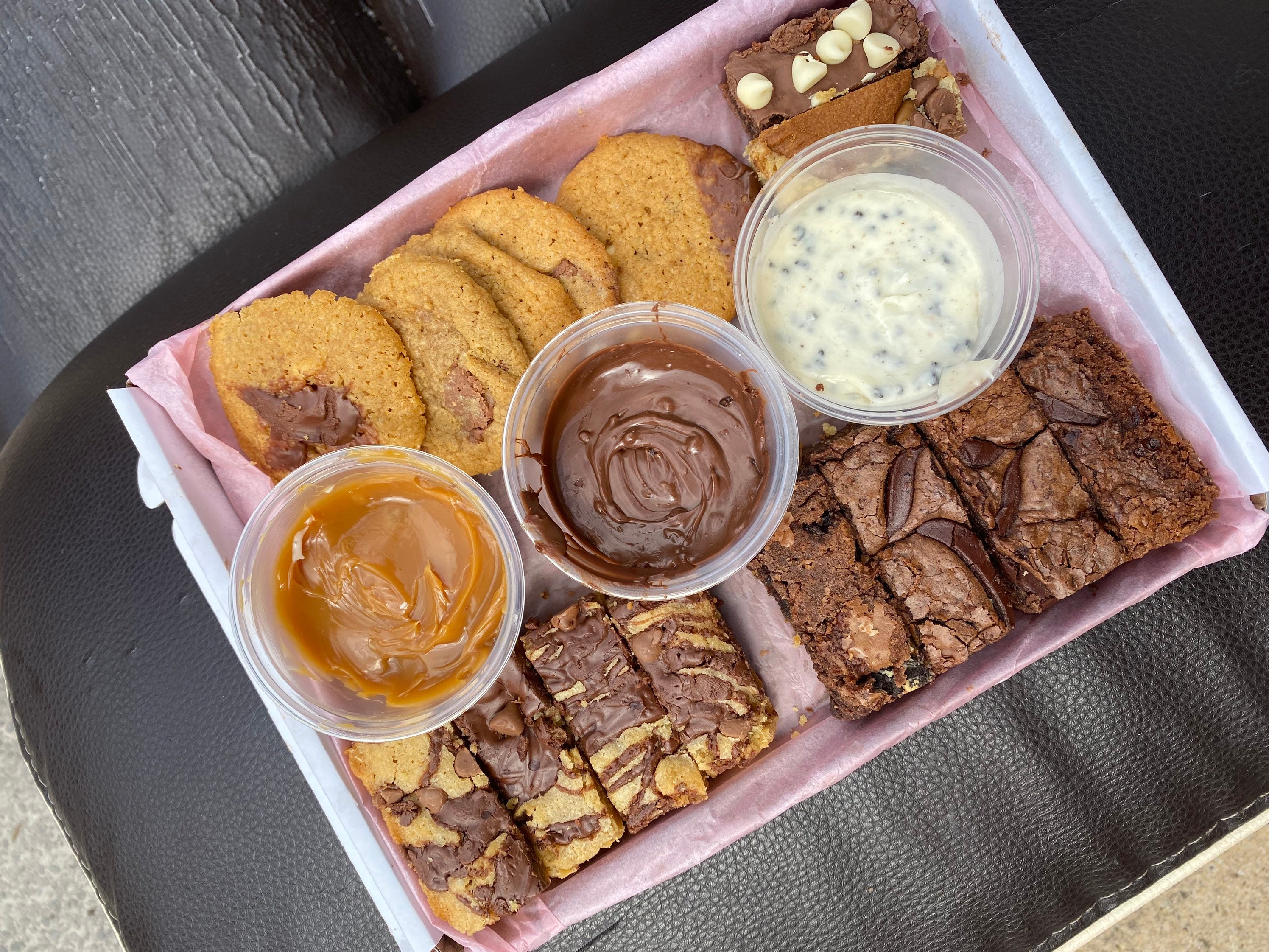 Dipping Box Brownies/blondies/cookies Postal Edible Letterbox Etsy