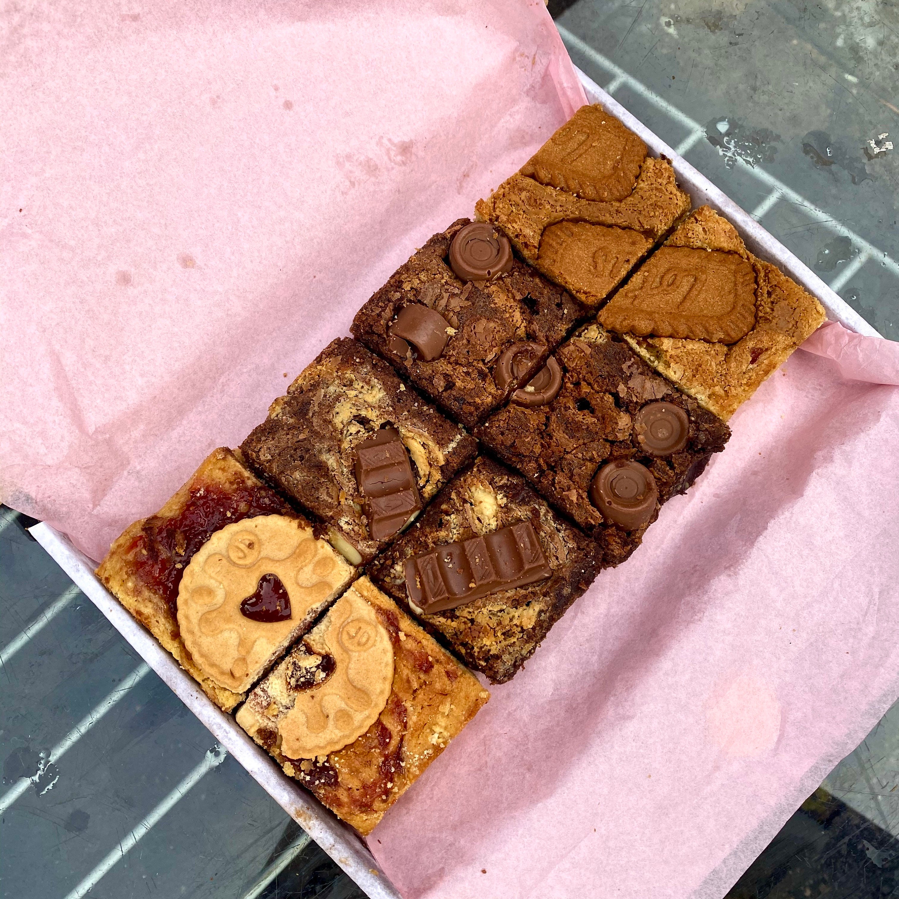 Letterbox Postal Gift Brownies Blondies Treats Gift Edible Etsy UK