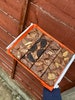 letterbox postal gift brownie selection edible boxes- Fudgy Halloween Homemade school teacher leavers gift 