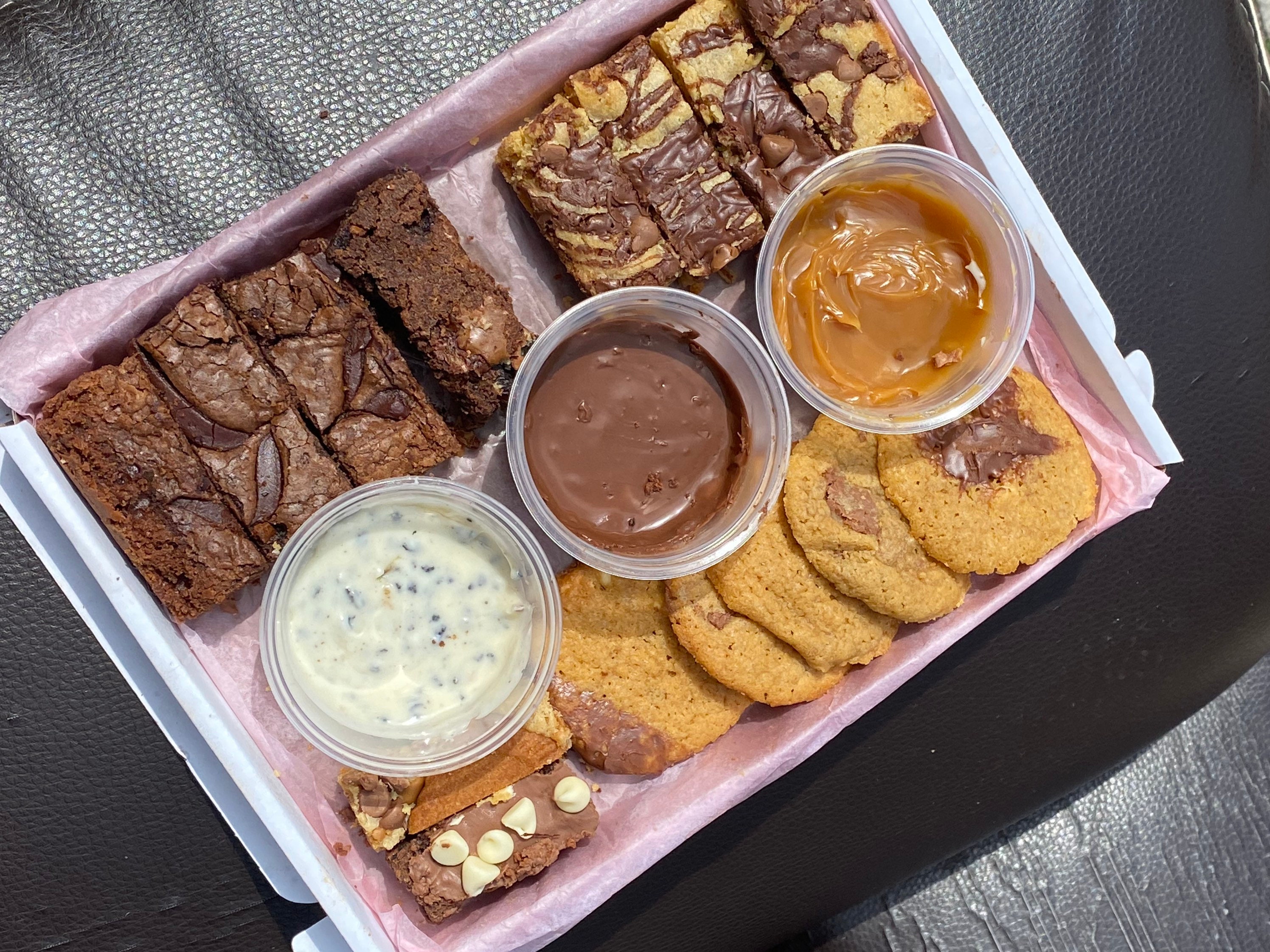 Dipping Box Brownies/blondies/cookies Postal Edible Letterbox Etsy