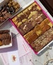 letterbox postal brownie and blondie selection- Fudgy Halloween Homemade Box Chocolate -Gift ideas Christmas 