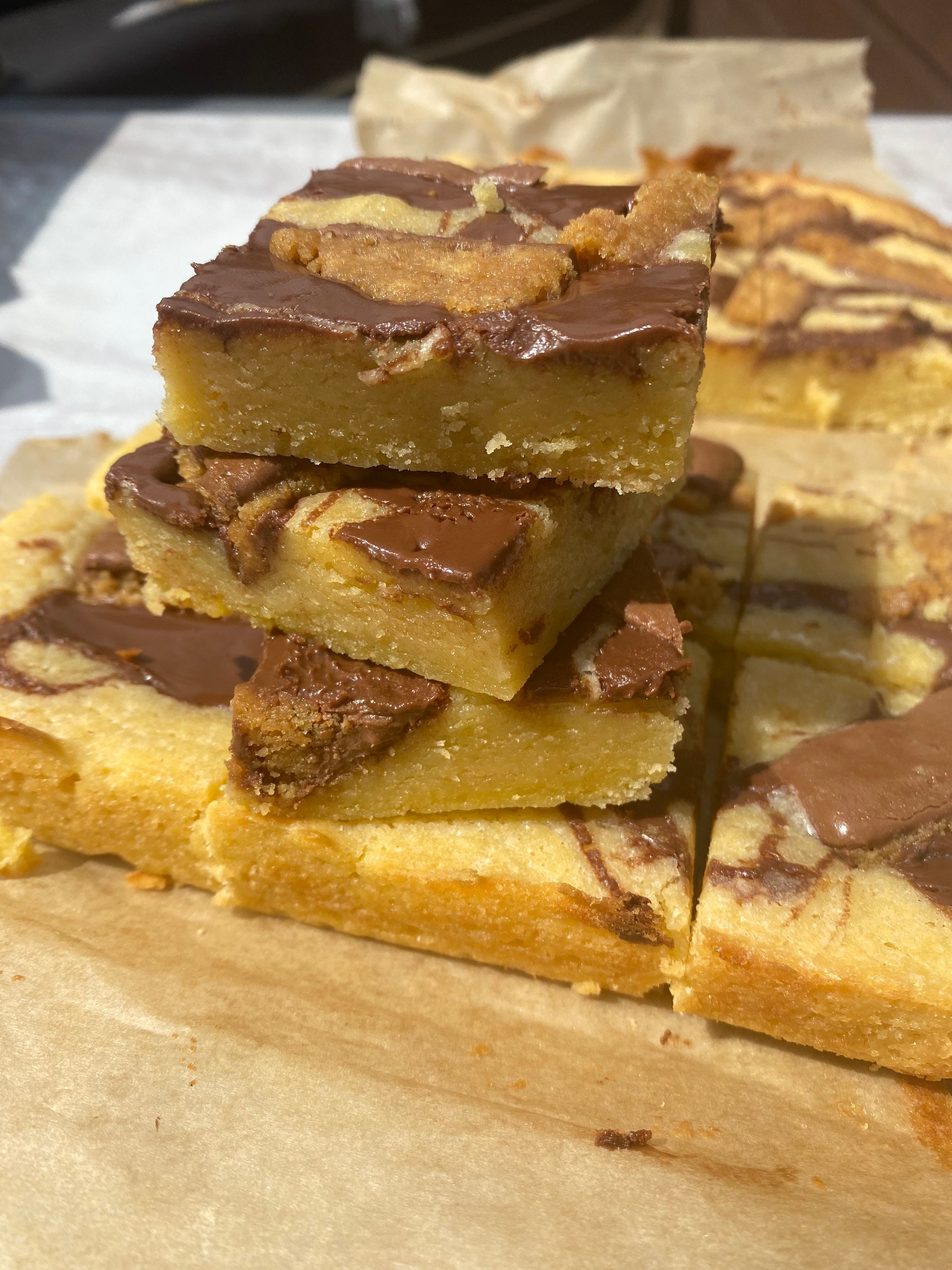 Letterbox Postal Brownies and Blondies Selection Fudgy Etsy UK