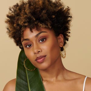 Gold Link Chain Earrings - Fashion Hoop Earrings - Hoop Earrings for Women - 18K Gold Earrings - Gold Earrings for Women - Big Hoops