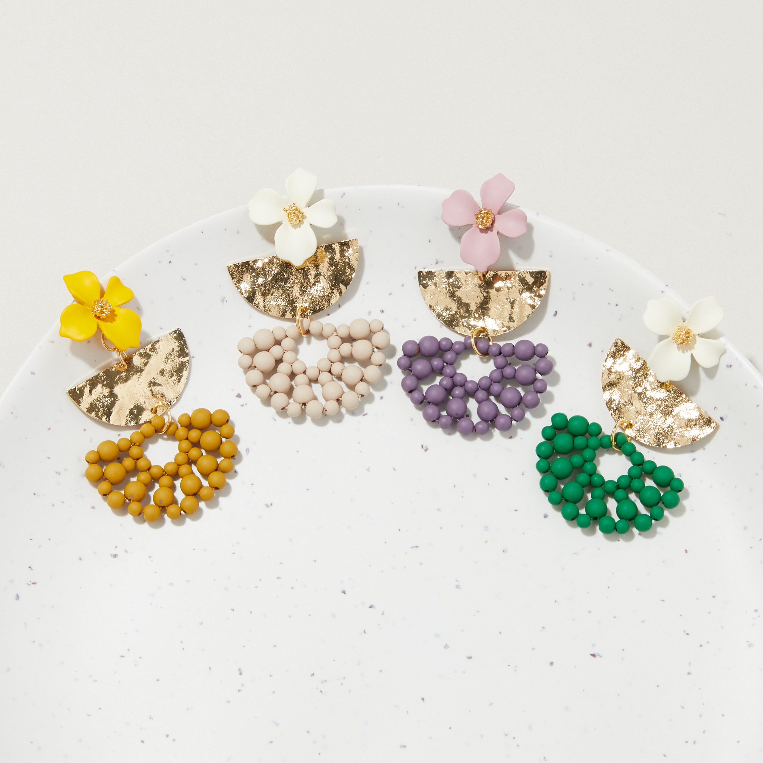 Flower Earrings – Summer Earrings – Pretty Earrings – Unique