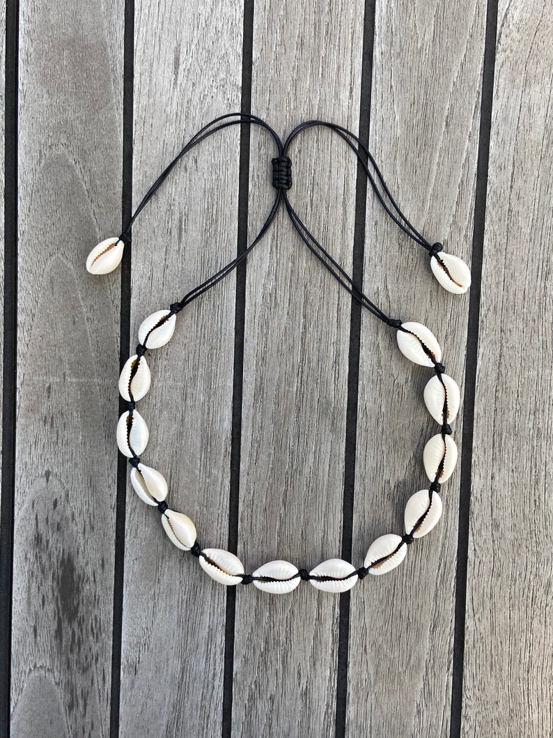 Cowrie Shell Necklace Vsco girl Cowrie Shell Corie Shell Etsy