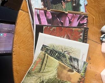 Natural History Vintage Collectible Magazines, 1972's, Set of 8.