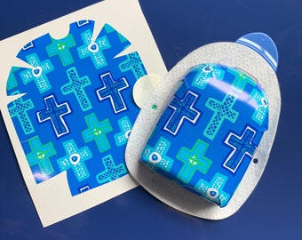 Crosses -  Omnipod Decal Sticker