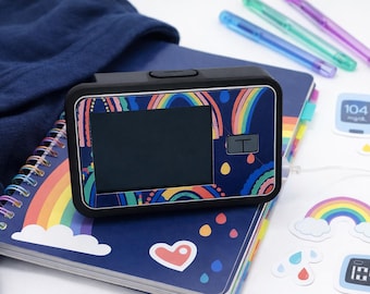 Rainbow Tandem T-Slim Decal | Colorful Insulin Pump Sticker | Waterproof Vinyl