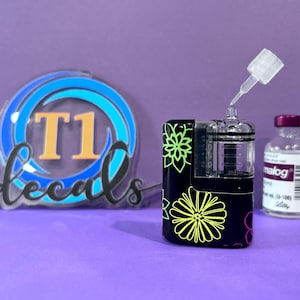 Neon Floral Tandem Mobi Decal