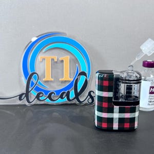 Christmas Plaid Tandem Mobi Decal