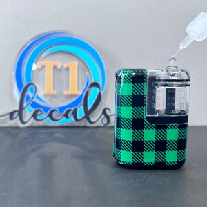 Green Plaid Tandem Mobi Decal