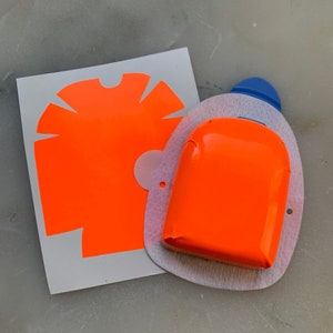 Neon Orange-  Omnipod Decal Sticker