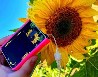 Sonnenblume T-Slim Aufkleber
