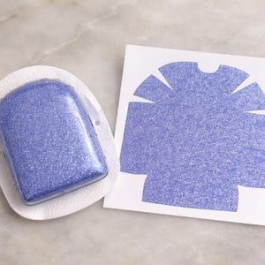 Periwinkle Shimmer Omnipod Decal | Shimmery Insulin Pump Sticker | Fits All Omnipod Devices